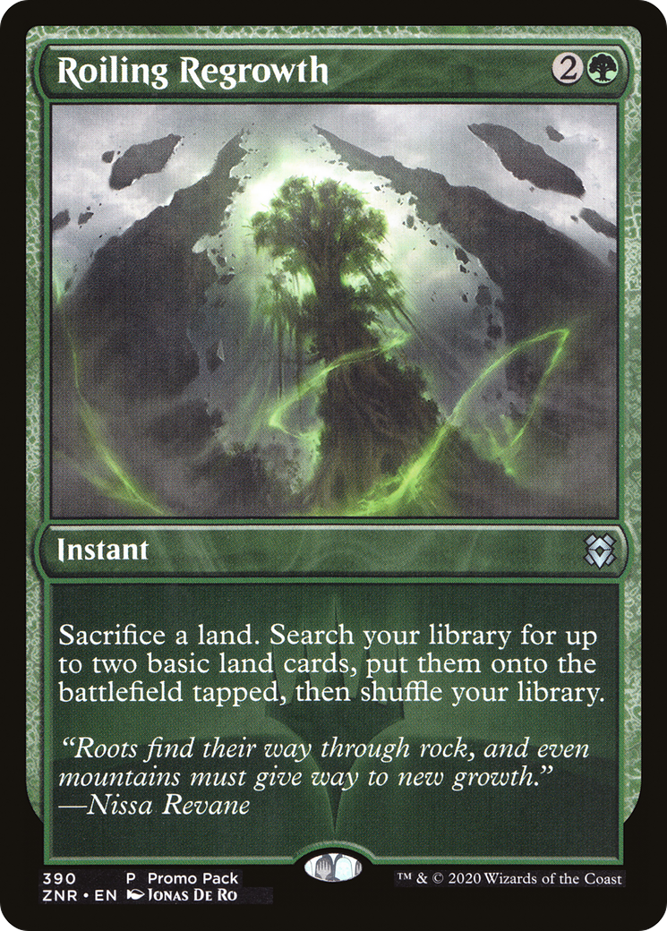 Roiling Regrowth (PPZNR-390) - Zendikar Rising Foil