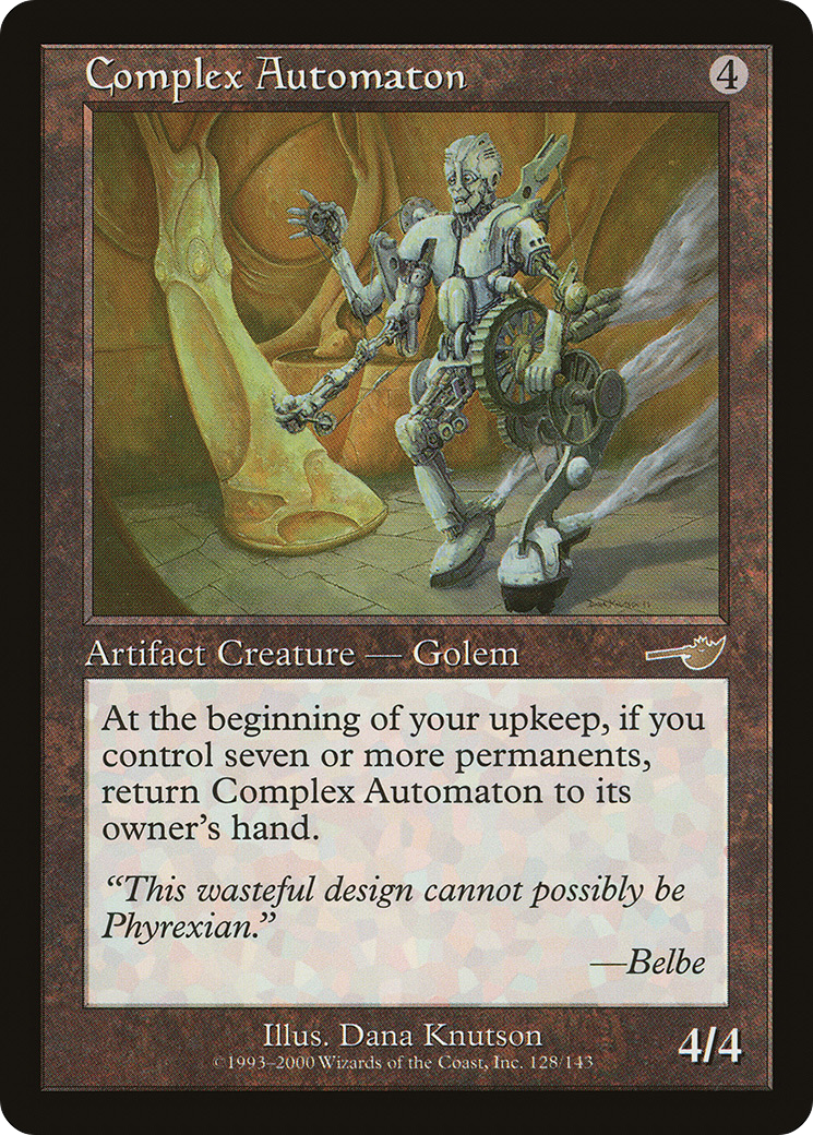Complex Automaton (NMS-128) - Nemesis Foil