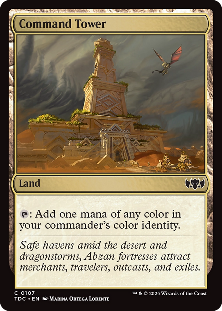 Command Tower (TDC-107) - Commander: Tarkir: Dragonstorm
