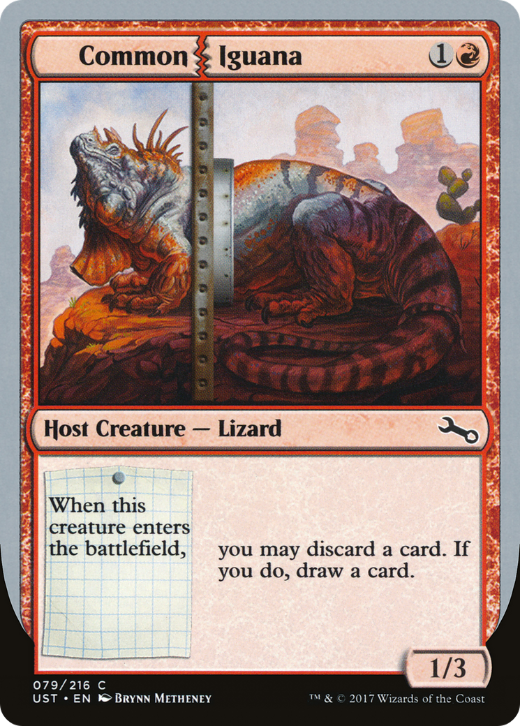 Common Iguana (UST-079) - Unstable Foil
