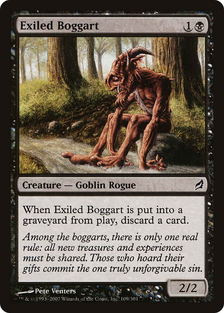 Exiled Boggart (LRW-109) - Lorwyn Foil