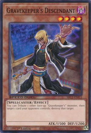 Gravekeeper's Descendant (SBC2-ENF11) - Speed Duel: Battle City Finals 1st Edition