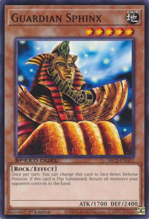 Guardian Sphinx (SBC2-ENG02) - Speed Duel: Battle City Finals 1st Edition