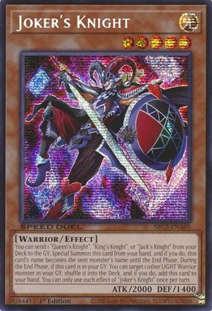 Joker's Knight (PSR) (SBC2-ENA05) - Speed Duel: Battle City Finals 1st Edition