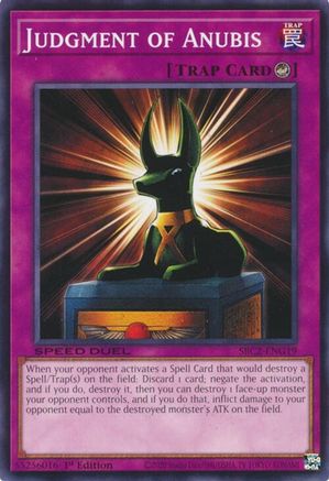 Judgment of Anubis (SBC2-ENG19) - Speed Duel: Battle City Finals 1st Edition