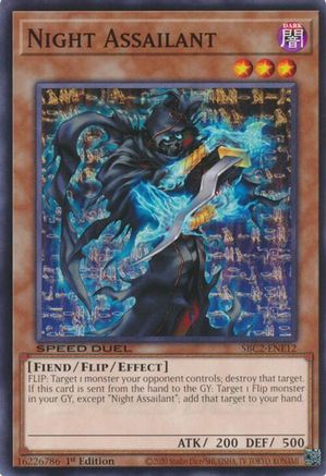 Night Assailant (SBC2-ENE12) - Speed Duel: Battle City Finals 1st Edition