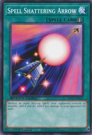 Spell Shattering Arrow (SBC2-ENA17) - Speed Duel: Battle City Finals 1st Edition