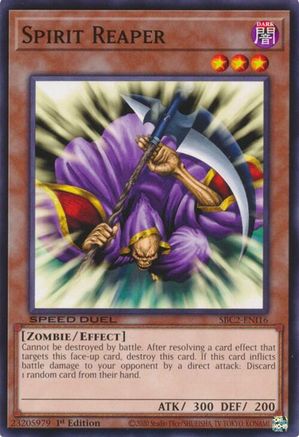 Spirit Reaper (SBC2-ENI16) - Speed Duel: Battle City Finals 1st Edition