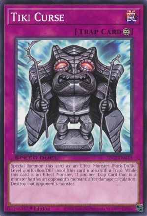 Tiki Curse (SBC2-ENG15) - Speed Duel: Battle City Finals 1st Edition