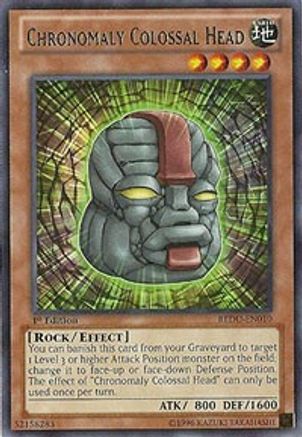 Chronomaly Colossal Head (REDU-EN010) - Return of the Duelist 1st Edition