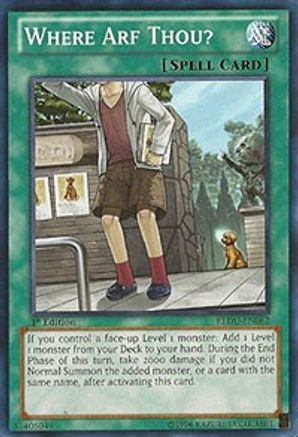 Where Arf Thou? (REDU-EN062) - Return of the Duelist 1st Edition