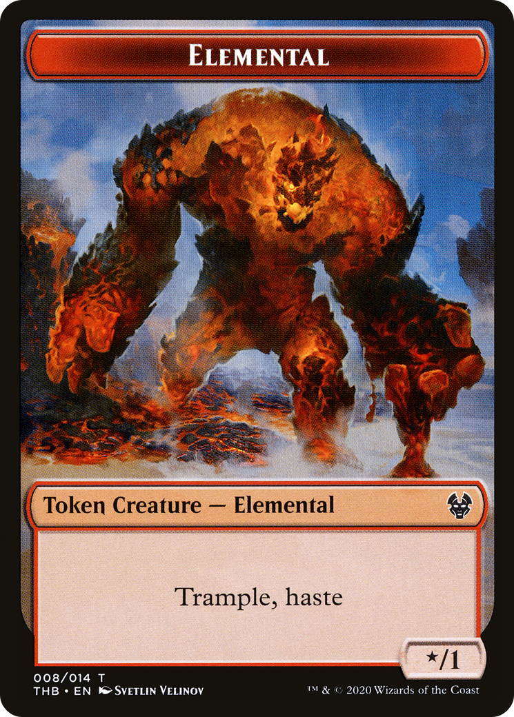 Elemental (TTHB-008) - Theros Beyond Death Tokens Foil