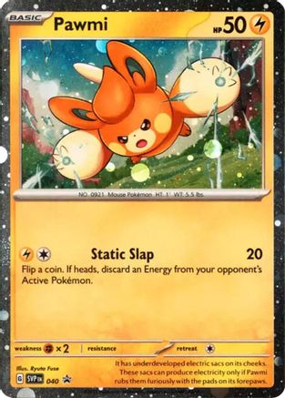 Pawmi (Cosmos Holo) 040  - Holofoil SV Scarlet & Violet Promo Cards - Promo