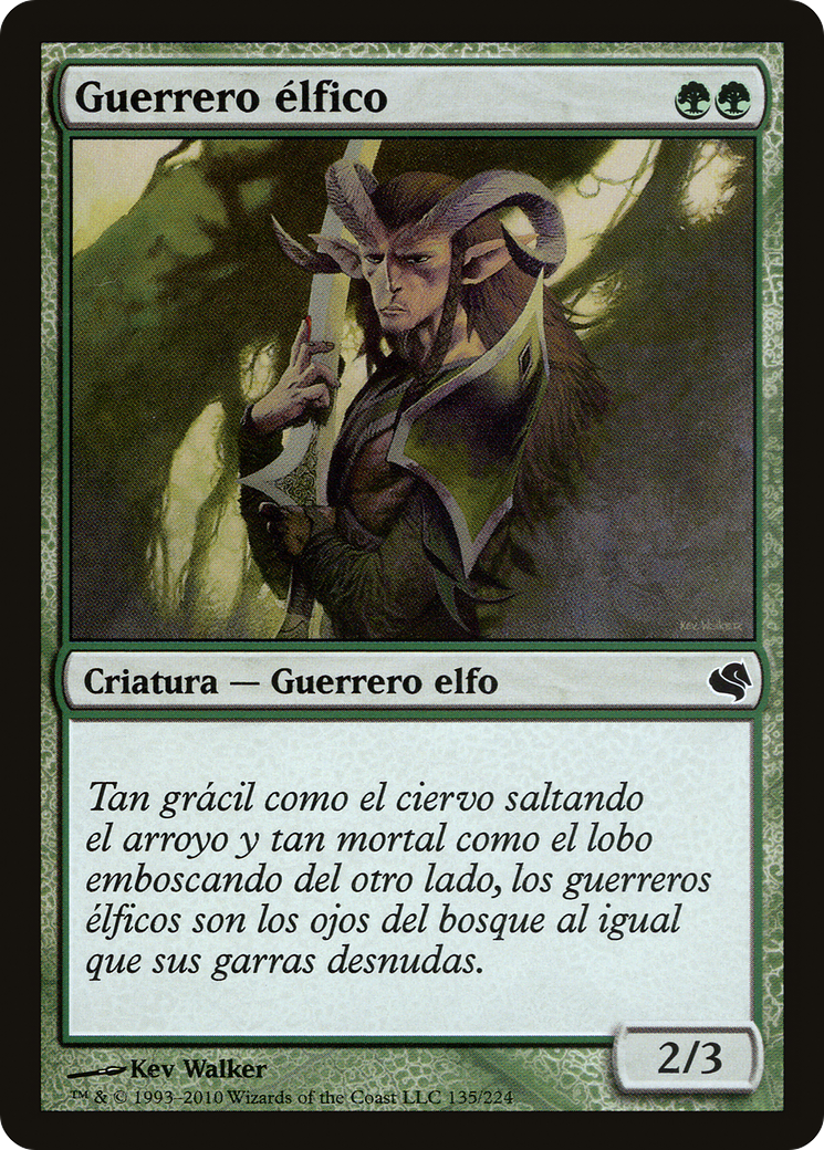 Elvish Visionary (Spanish) - "Guerrero elfico" (PS11-135) - Salvat 2011
