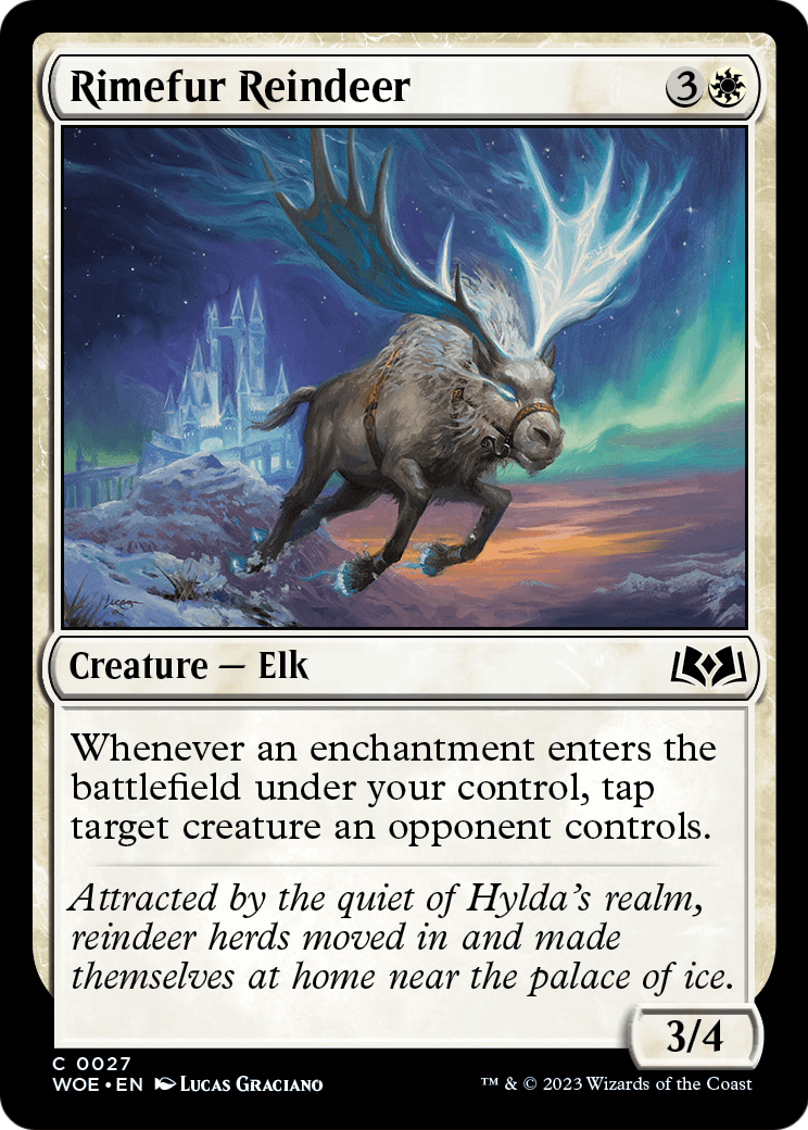 Rimefur Reindeer (WOE-027) - Wilds of Eldraine