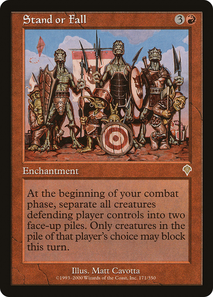 Stand or Fall (INV-171) - Invasion Foil