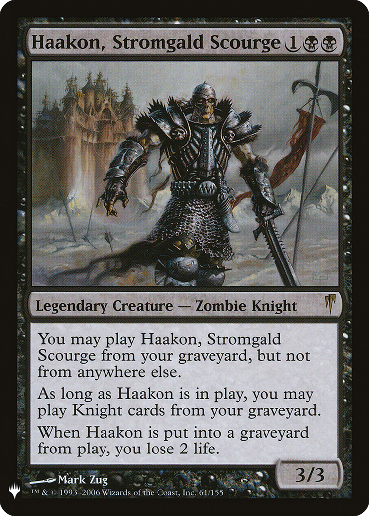 Haakon, Stromgald Scourge (LIST-061) - The List