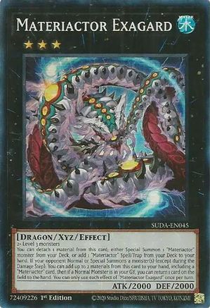 Materiactor Exagard (SUDA-EN045) - Supreme Darkness 1st Edition