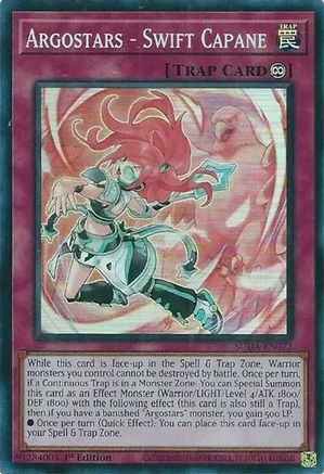Argostars - Swift Capane (SUDA-EN072) - Supreme Darkness 1st Edition