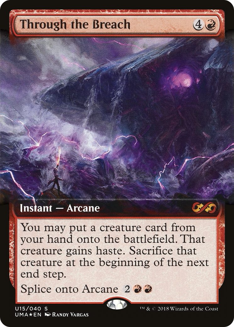 Through the Breach (UMA:BT-U15) - Ultimate Box Topper: (Extended Art) Foil