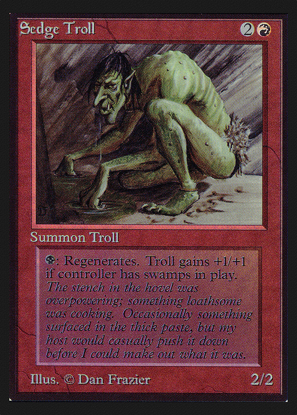 Sedge Troll (CE) (CED-) - Collectors' Edition