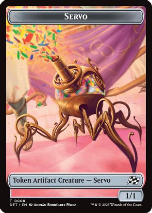 Servo // Thopter (0009) Double-Sided Token (DFT-8 // 9) - Aetherdrift Foil