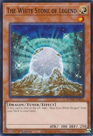 The White Stone of Legend (SDWD-EN011) - Structure Deck: Blue-Eyes White Destiny Unlimited