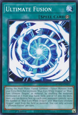 Ultimate Fusion (SDWD-EN021) - Structure Deck: Blue-Eyes White Destiny Unlimited