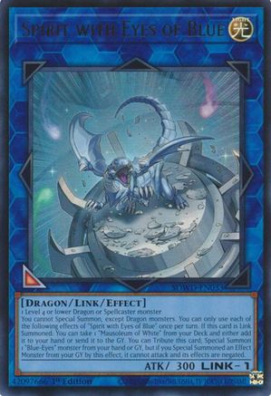 Spirit with Eyes of Blue (SDWD-EN033) - Structure Deck: Blue-Eyes White Destiny 1st Edition