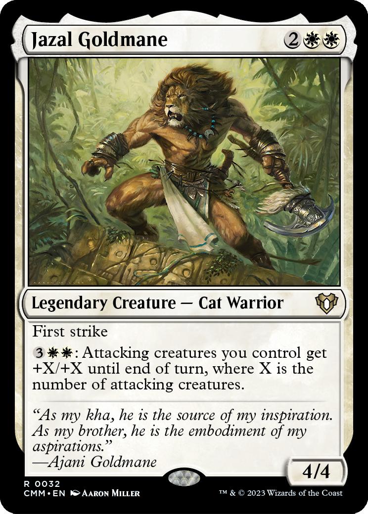 Jazal Goldmane (CMM-032) - Commander Masters Foil