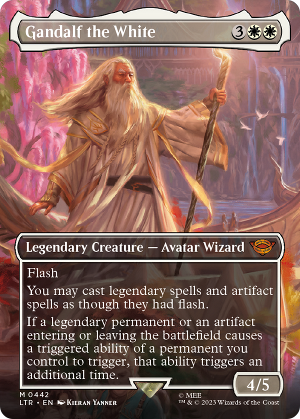Gandalf the White (Borderless) (LTR-442) - The Lord of the Rings: Tales of Middle-earth
