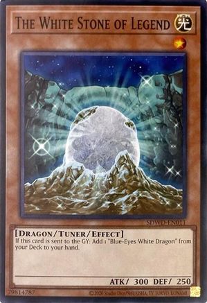 The White Stone of Legend (Unlimited Misprint) (SDWD-EN011) - Structure Deck: Blue-Eyes White Destiny Unlimited