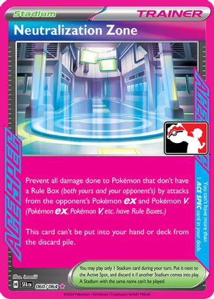 Neutralization Zone 060  - Holofoil Prize Pack Series Cards - ACE SPEC Rare