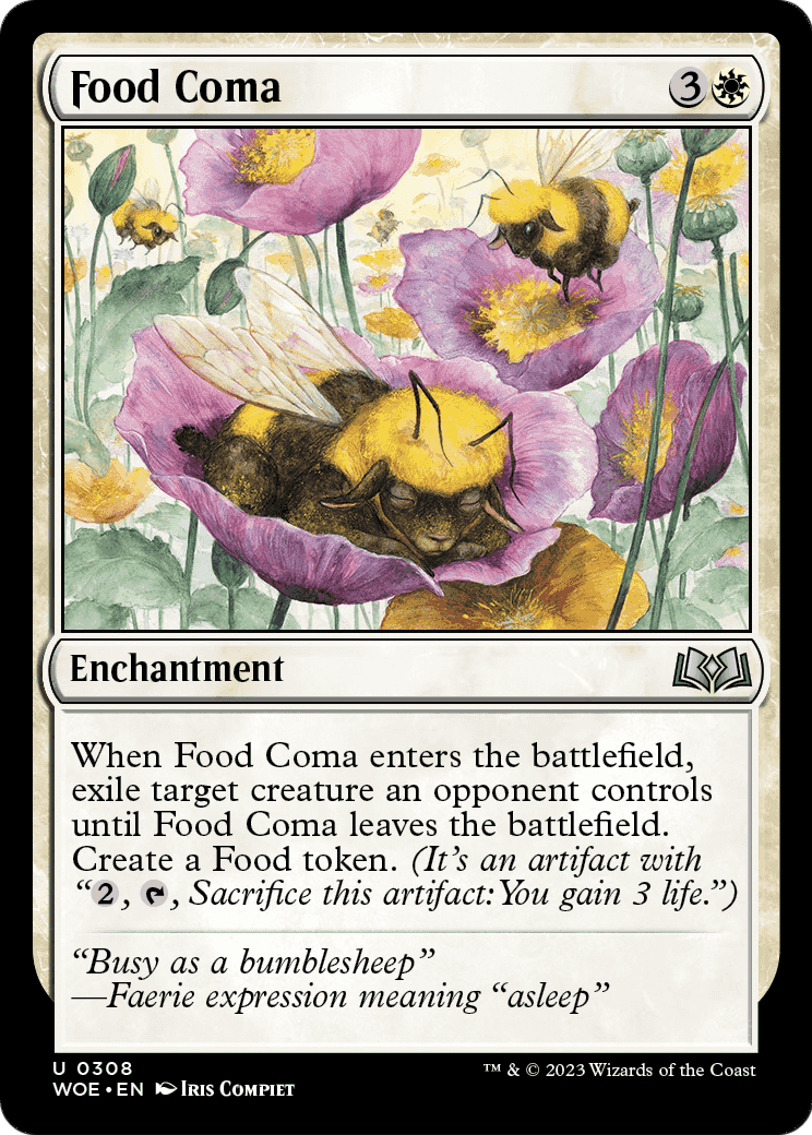 Food Coma (WOE-308) - Wilds of Eldraine Foil