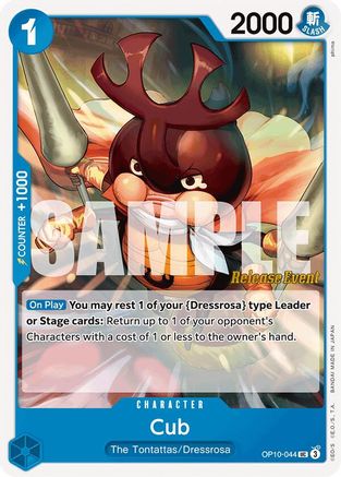 Cub (OP10-044) - Royal Blood Release Event Cards