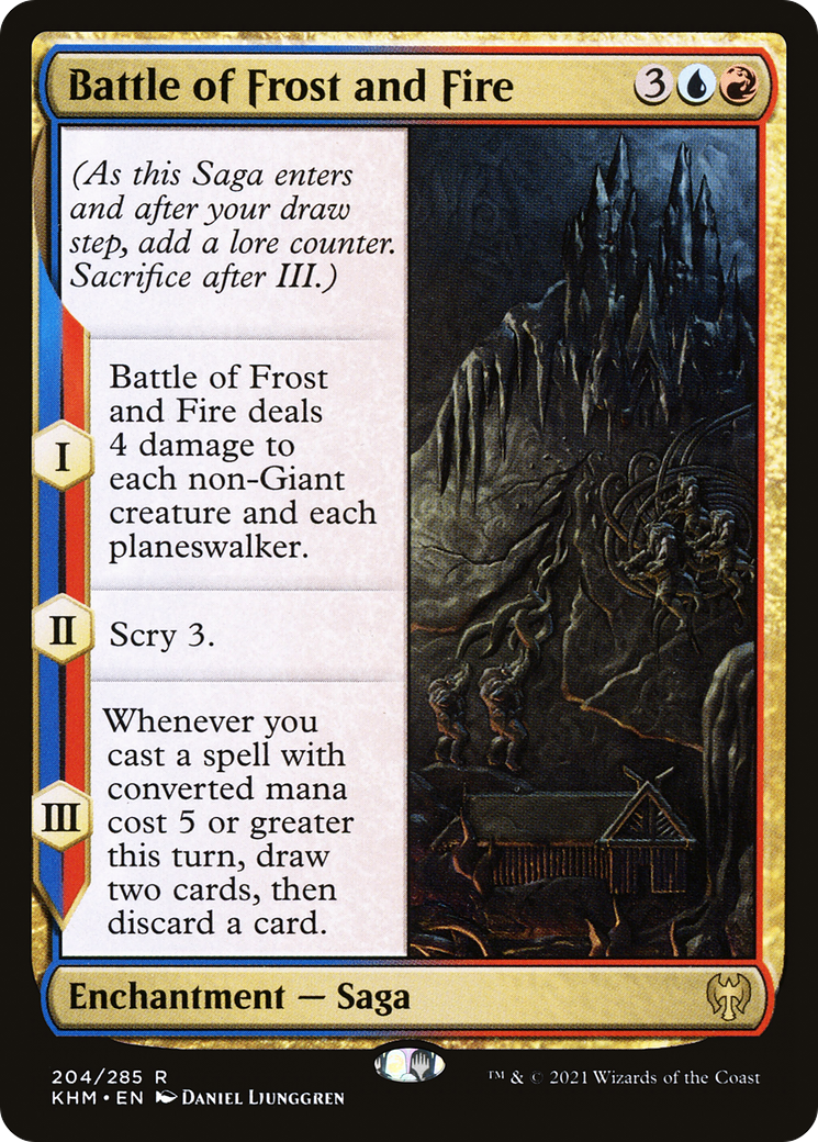 Battle of Frost and Fire (KHM-204) - Kaldheim Foil