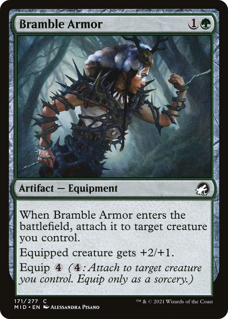 Bramble Armor (MID-171) - Innistrad: Midnight Hunt Foil