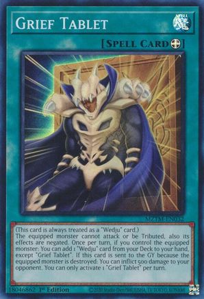 Grief Tablet (MZTM-EN032) - Maze of the Master 1st Edition