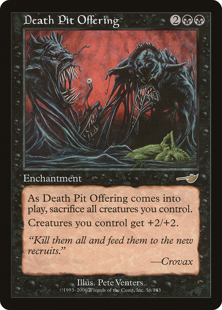 Death Pit Offering (NMS-056) - Nemesis Foil
