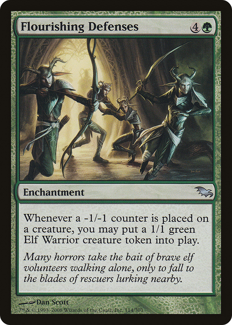 Flourishing Defenses (SHM-114) - Shadowmoor