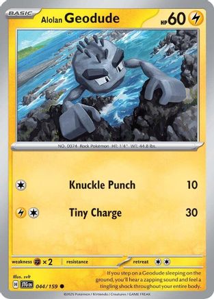 Alolan Geodude 044  SV09 Journey Together - Common