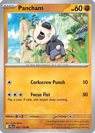 Pancham 083  - Reverse Holofoil SV09 Journey Together - Common