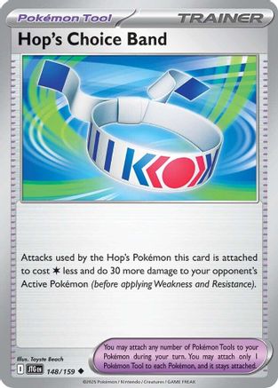Hop's Choice Band 148  - Reverse Holofoil SV09 Journey Together - Uncommon