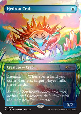 Hedron Crab (Rainbow Foil) (SLD-1430) - Secret Lair Drop Series Foil