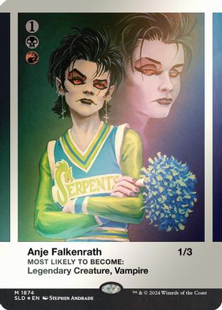 Anje Falkenrath (Rainbow Foil) (SLD-1874) - Secret Lair Drop Series Foil