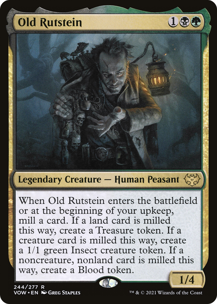 Old Rutstein (VOW-244) - Innistrad: Crimson Vow Foil