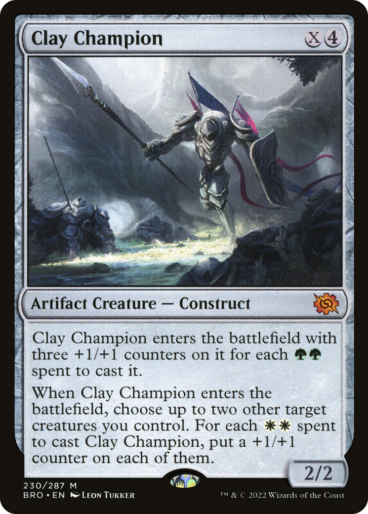 Clay Champion (BRO-230) - The Brothers' War