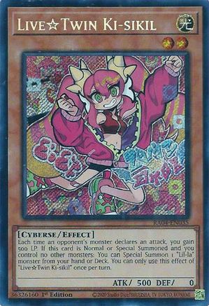 Live Twin Ki-sikil (Secret Rare) (RA04-EN035) - Quarter Century Stampede 1st Edition
