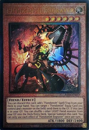 Fiendsmith Engraver (PUR) (RA04-EN049) - Quarter Century Stampede 1st Edition