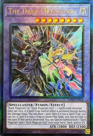 The Dark Magicians (PUR) (RA04-EN054) - Quarter Century Stampede 1st Edition